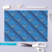Schalen van het recht tissuepapier (Craft)