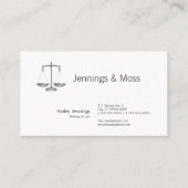 Schalen van het recht visitekaartje (Voorkant)