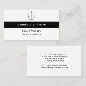 Schalen van het recht visitekaartje (Voorkant / Achterkant)