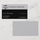 Schalen van het recht visitekaartje (Voorkant / Achterkant)