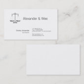 Schalen van het recht visitekaartje (Voorkant / Achterkant)