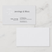 Schalen van het recht visitekaartje (Voorkant / Achterkant)