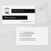 Schalen van het recht visitekaartje (Voorkant / Achterkant)