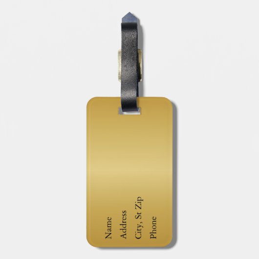 Schalen van het recht | Wet | Advocaat Bagagelabel (Achterkant verticaal)