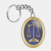 Schalen van het recht | Wet | Advocaat Sleutelhanger (Voorkant Links)