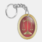 Schalen van het recht | Wet | Advocaat Sleutelhanger (Voorkant Links)