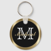 Schalen van het recht | Wet | Advocate - zwart & g Sleutelhanger (Achterkant)