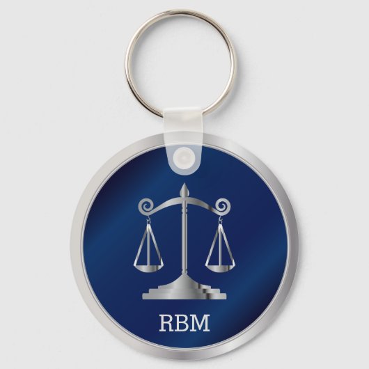Schalen van het recht | Wet - marine Sleutelhanger (Achterkant)