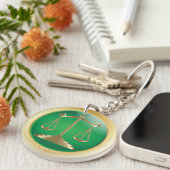 Schalen van het recht | Wet Sleutelhanger (Voorkant Rechts)