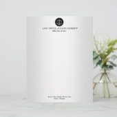 Schalen van het recht | Wettelijke Kantoor Custom Briefhoofd (Staand voorkant)