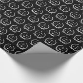 Schalen van het recht | Zwart Cadeaupapier (Hoek)