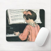 Schalen van Jessie Willcox Smith, Piano Music Girl Muismat (Met muis)