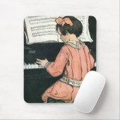 Schalen van Jessie Willcox Smith, Piano Music Girl Muismat (Met muis)