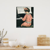 Schalen van Jessie Willcox Smith, Piano Music Girl Poster (Keuken)