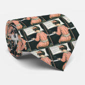 Schalen van Jessie Willcox Smith, Piano Music Girl Stropdas (Opgerold)