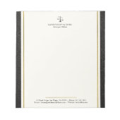 Schalen van juristen kantoor professioneel notitieblok (Voorkant)