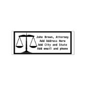 Schalen van Justice Rubber Stamp Rubberstempel (Afrduk)
