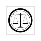 Schalen van Justice Rubber Stamp Rubberstempel (Afrduk)