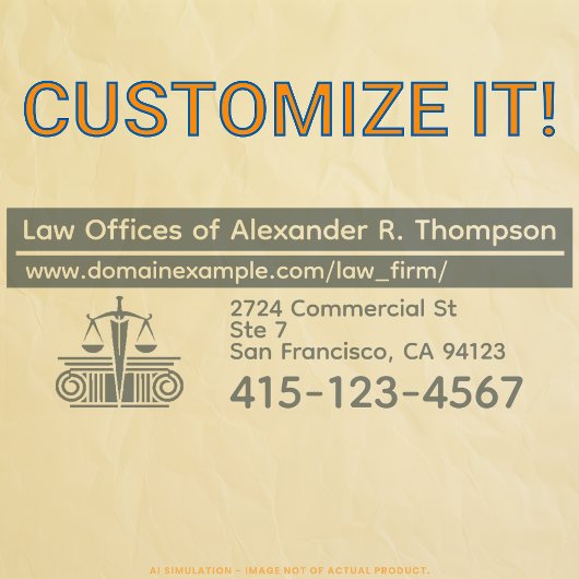 Schalen van justitie, advocatenkantoor Logo, wet K Zelfinktende Stempel