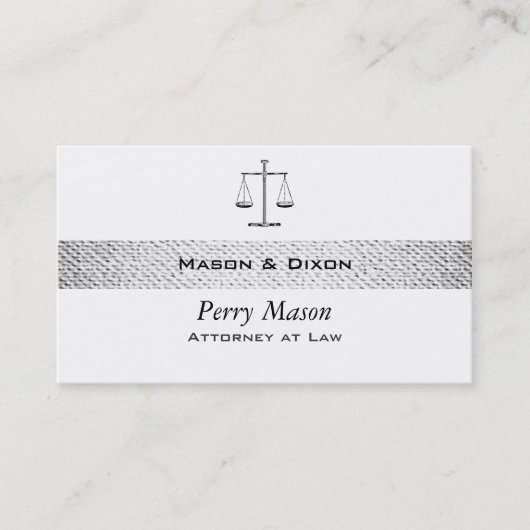 Schalen van justitie met QR-codes Visitekaartje (Voorkant)