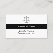 Schalen van justitie met QR-codes Visitekaartje (Voorkant)