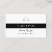 Schalen van justitie met QR-codes Visitekaartje (Voorkant)