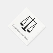 Schalen van Justitie Napkins Servet (Hoek)