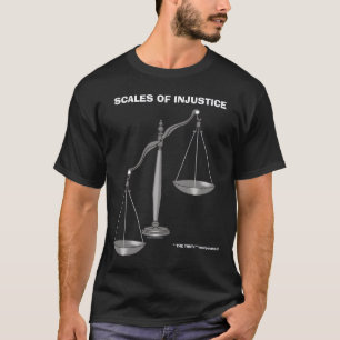 Schalen van justitie Onrecht tegen advocaten grapp T-shirt