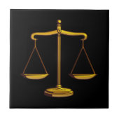 Schalen van justitie - Tile Tegeltje (Voorkant)
