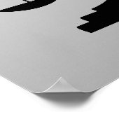 Schalen van recht op verloop poster (Hoek)