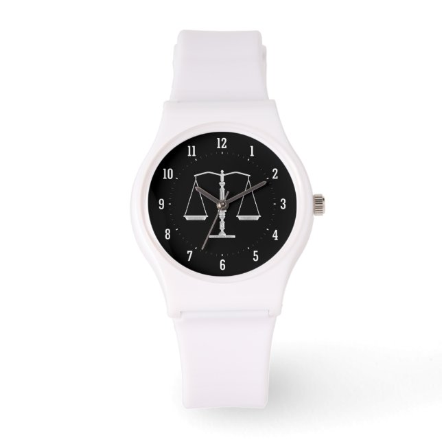 Schalen van rechtvaardigheid | Handhorloge Horloge (Voorkant)