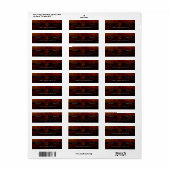 Schalen van rechtvaardigheid | Label retouradres (Full Sheet)