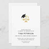 Schalen van rechtvaardigheid met Pet Law School Af Kaart (Voorkant / Achterkant)