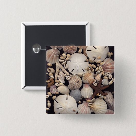 Schalen Vierkante Button 5,1 Cm (Voorkant /achterkant)
