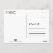 Schalf de schalen briefkaart (Achterkant)