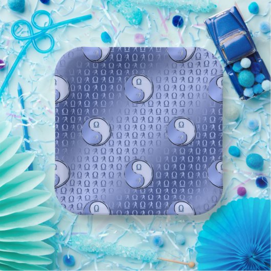 Schalf de schalen papieren bordje (Feest)