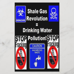 Schaliegasrevolutie = Drink waterverontreiniging!