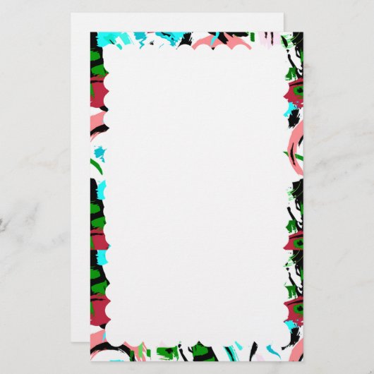 schallopend grenskantoor briefpapier (Voorkant / Achterkant)