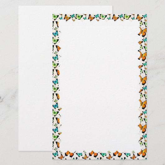 schallopend grenskantoor briefpapier (Voorkant / Achterkant)