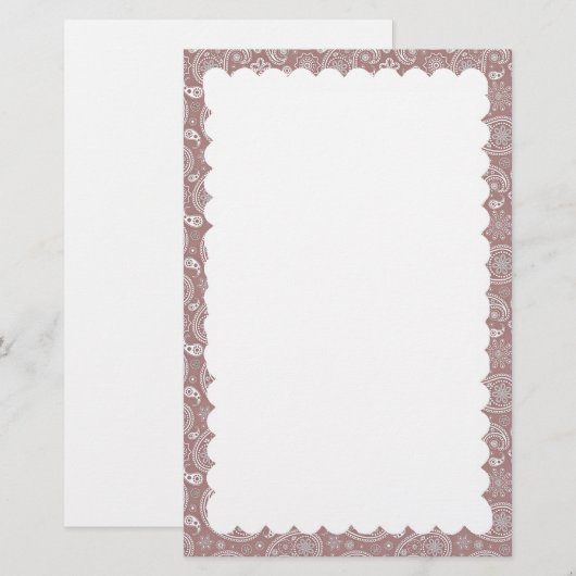 schallopend grenskantoor briefpapier (Voorkant / Achterkant)