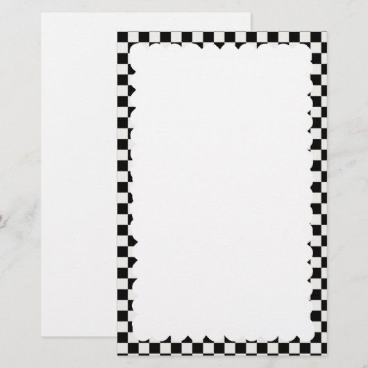 schallopend grenskantoor briefpapier (Voorkant / Achterkant)