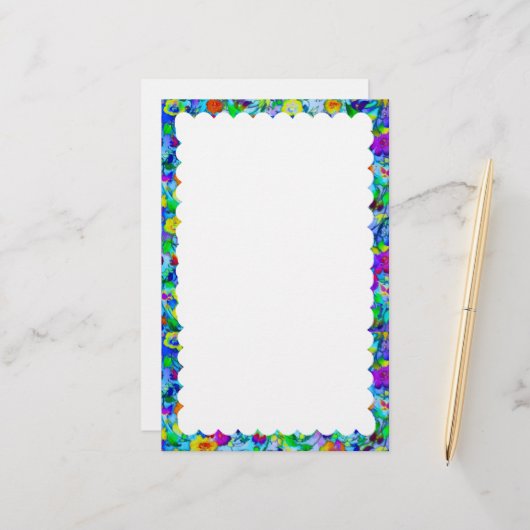 schallopend grenskantoor briefpapier (Voorkant / Achterkant in situ)