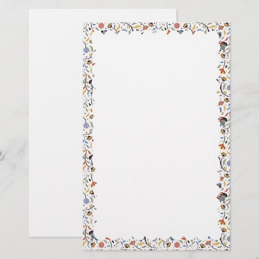 schallopend grenskantoor briefpapier (Voorkant / Achterkant)