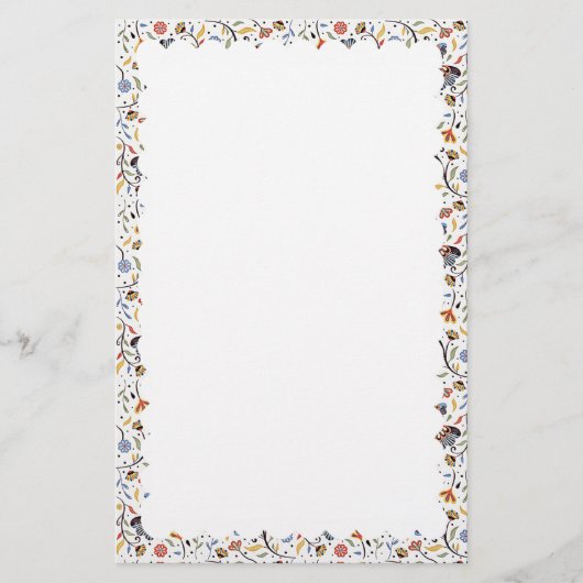 schallopend grenskantoor briefpapier (Voorkant)