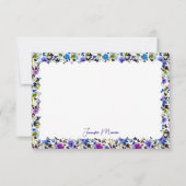 schallopend grenskantoor notitiekaartje (Voorkant)