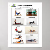 Scham Roll Routine Poster (Voorkant)