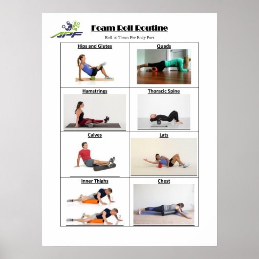 Scham Roll Routine Poster (Voorkant)