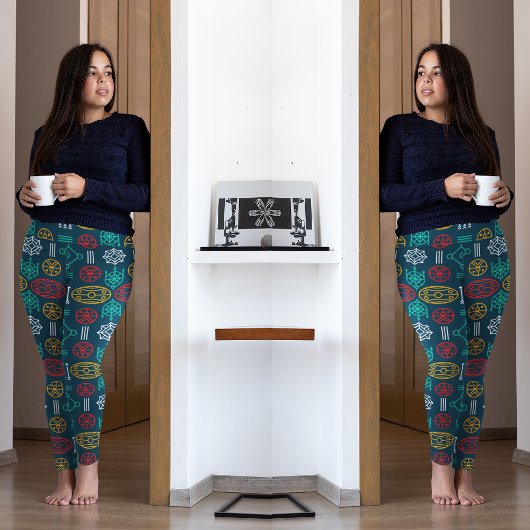 schandalig , kleurrijk leggings