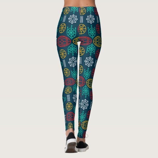 schandalig , kleurrijk leggings (Achterkant)
