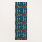 schandalig , kleurrijk yogamat (Achterkant)